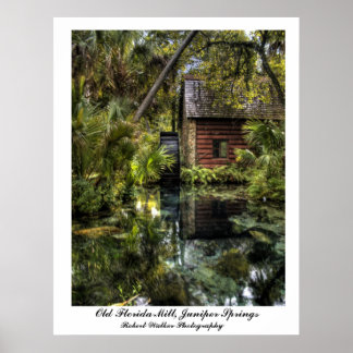 Old Florida Mill Poster