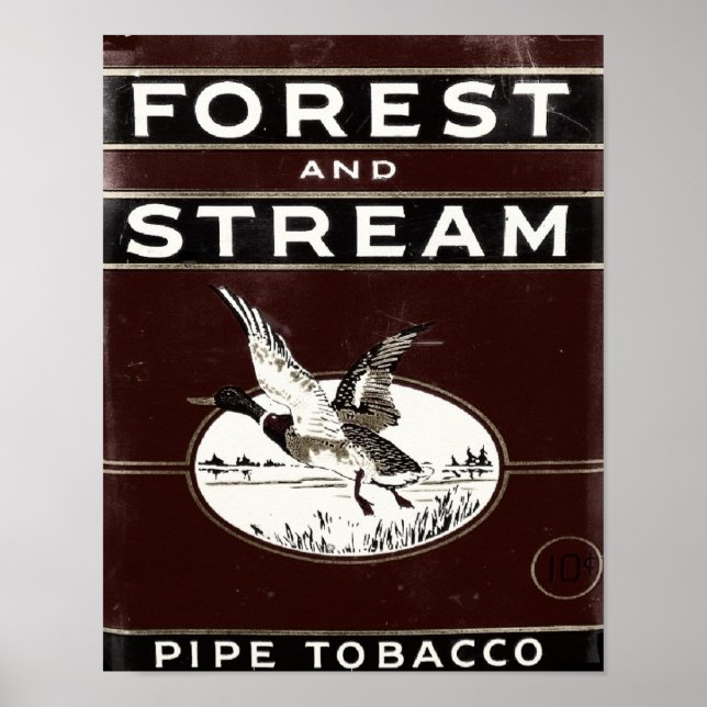 Old Forest and Stream Pipe Tobacco  Poster (Framsidan)
