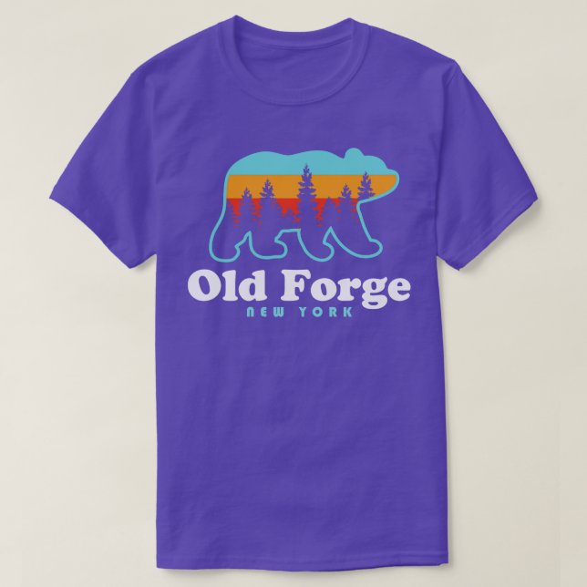 Old Forge NY Adirondacks Bear T Shirt (Design framsida)