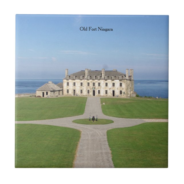 Old Fort Niagara-kasern tegel Kakelplatta (Framsidan)