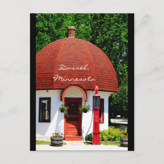 Old Gas Station Vykort