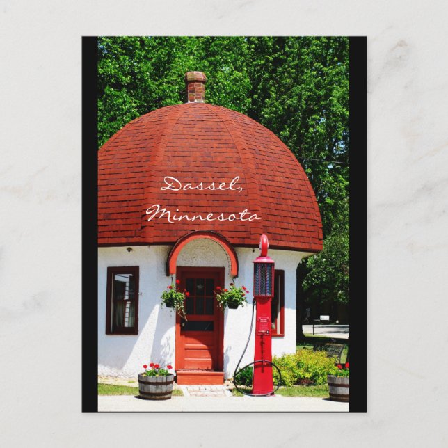 Old Gas Station Vykort (Framsida)