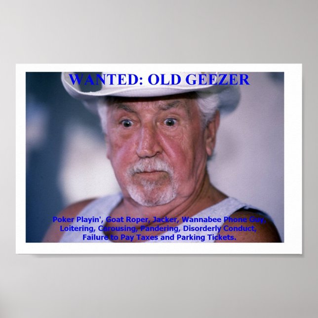 Old Geezer Poster (Framsidan)