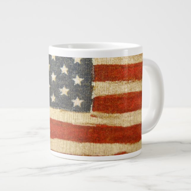 Old glory American Flagga Jumbo Mugg (Framsida höger)