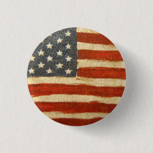 Old glory American Flagga Knapp