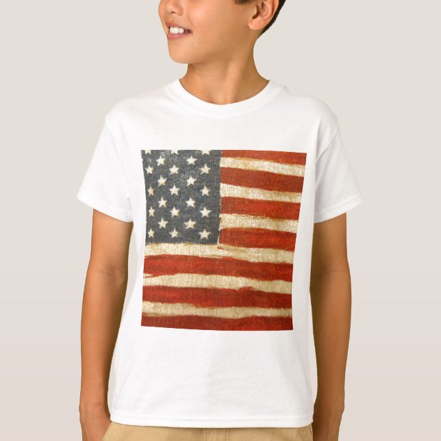 Old glory American Flagga Tee Shirt (Framsida)