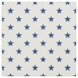 Old Glory Blå Stjärnor (liten skala) Tyg