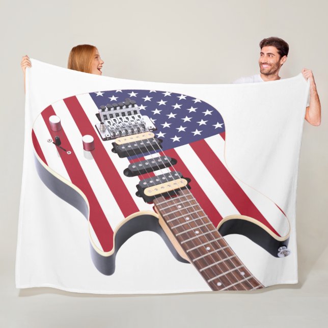 OLD GLORY ELECTRIC GUITAR FLEECEFILT (På plats)