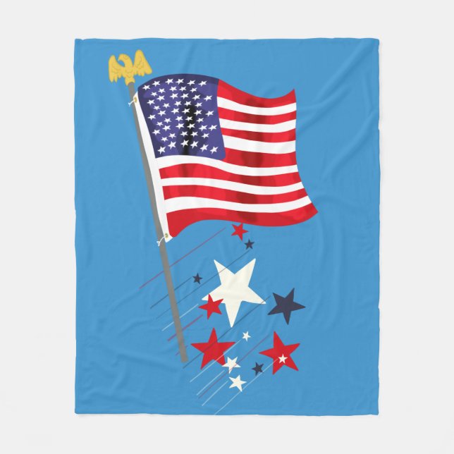 Old glory Fleece Blanket (Framsidan)