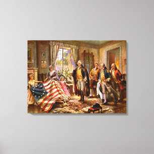 "Old glory födelse" - omkring 1917 Canvastryck
