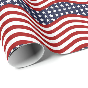 OLD GLORY! ~ (för patriotisk flaggadesign) Presentpapper