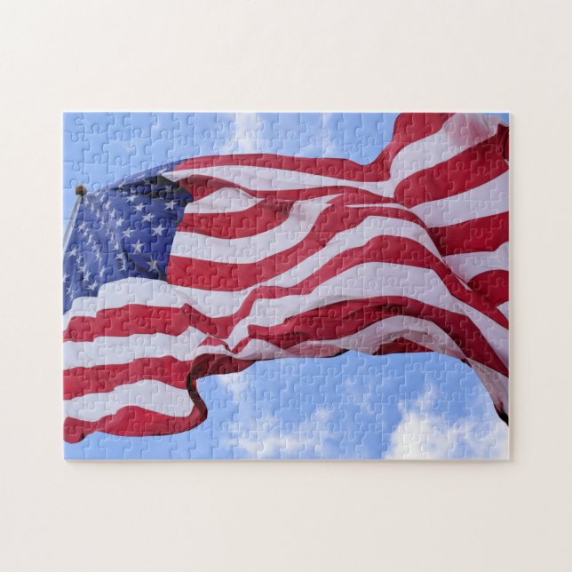 Old glory i bryggan - 11 x 14 - 252 pcs. pussel (Horisontell)