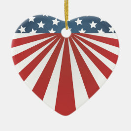 old glory julgransprydnad keramik