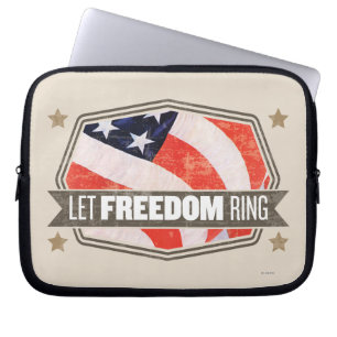 Old glory laptop sleeve