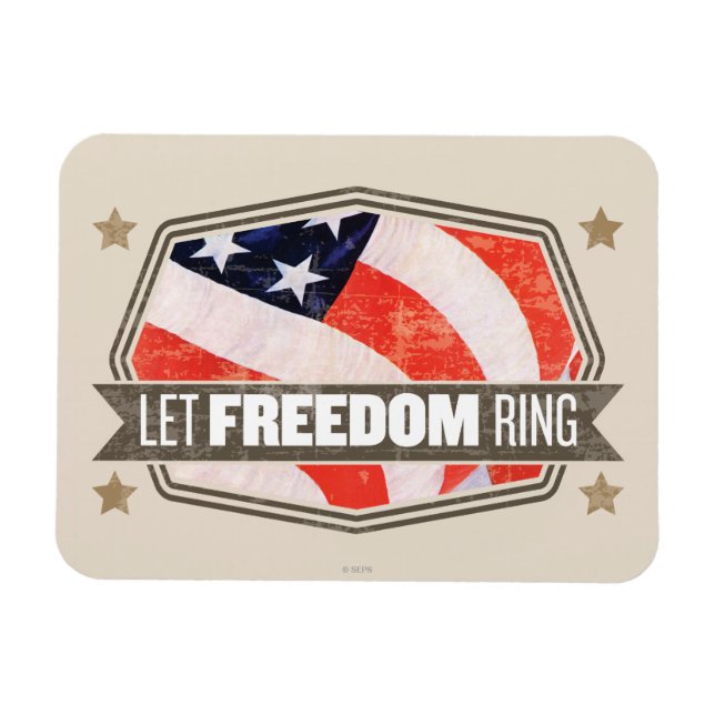 Old glory magnet (Horisontell)
