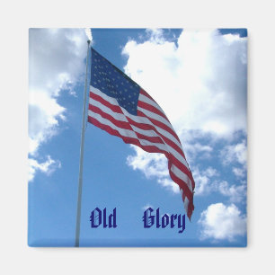 Old glory Magnet