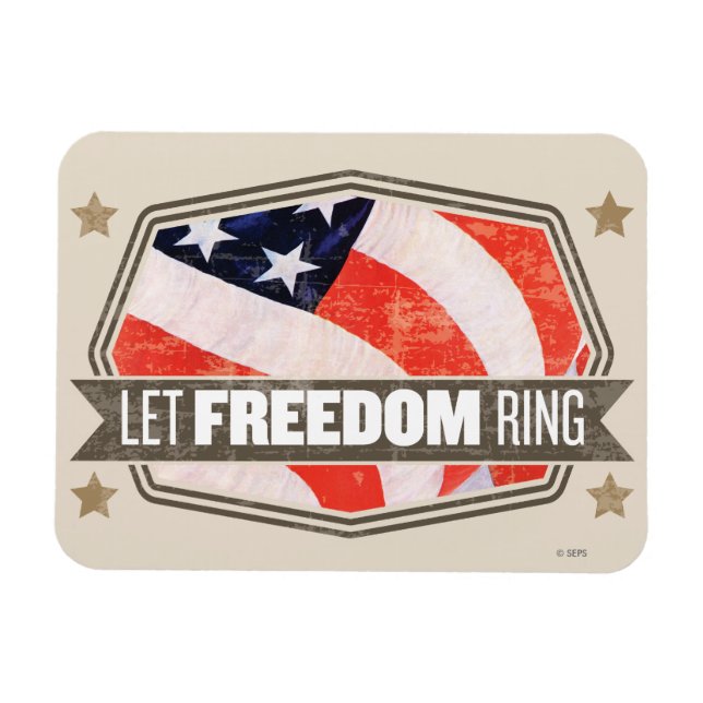 Old glory magnet (Horisontell)