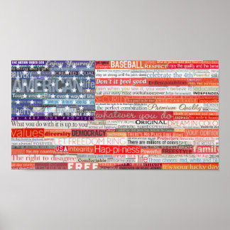 Old glory poster