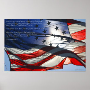 Old glory poster