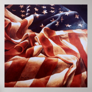 Old glory poster