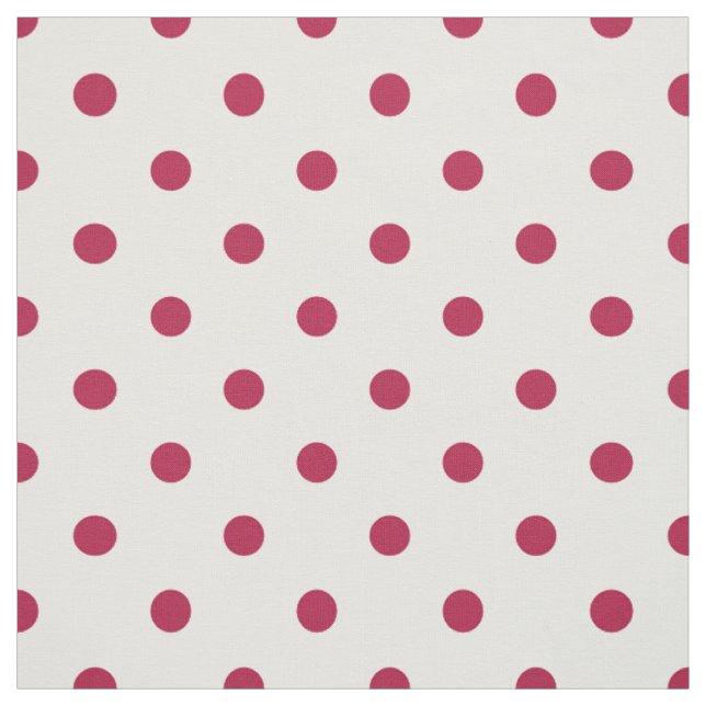 Old glory Red Polka dots Tyg (Provkarta)