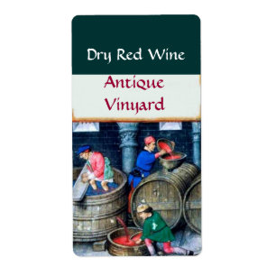 OLD GRAPE VINEYARD RED VIN BARRELS FRAKTSEDEL