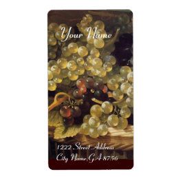 OLD GRAPE VINEYARD VIN TASTING PARTY ETIKETTER FRAKTSEDEL