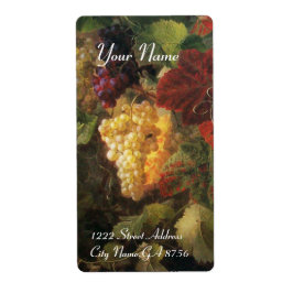 OLD GRAPE VINEYARD VIN TASTING PARTY ETIKETTER FRAKTSEDEL