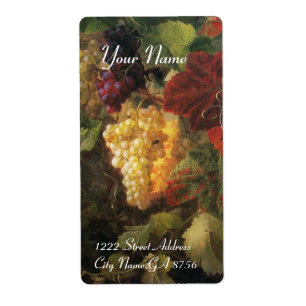 OLD GRAPE VINEYARD VIN TASTING PARTY ETIKETTER FRAKTSEDEL