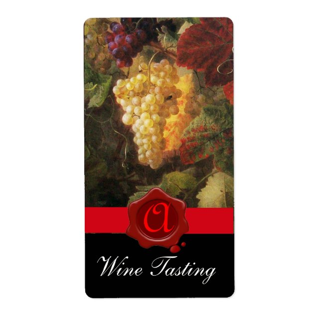 OLD GRAPE VINEYARD VIN TASTING PARTY FRAKTSEDEL (Framsidan)