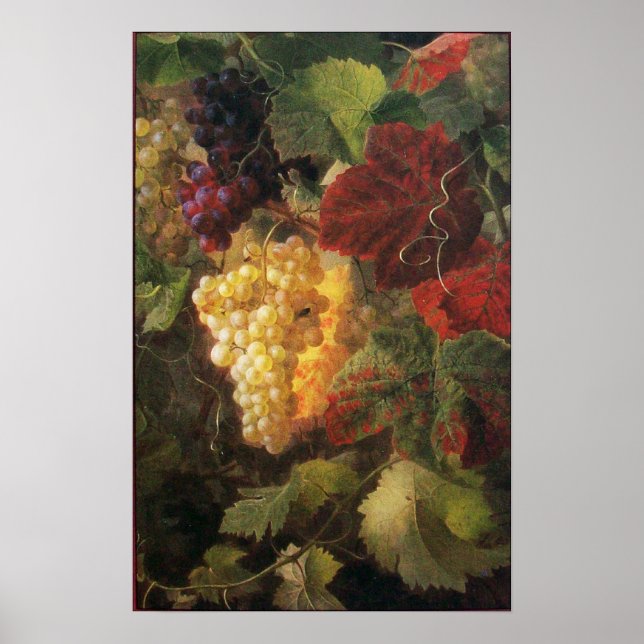 OLD GRAPE VINEYARD VIN TASTING PARTY POSTER (Framsidan)