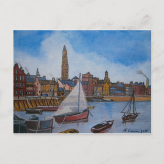 Old Greenock Harbour Vykort