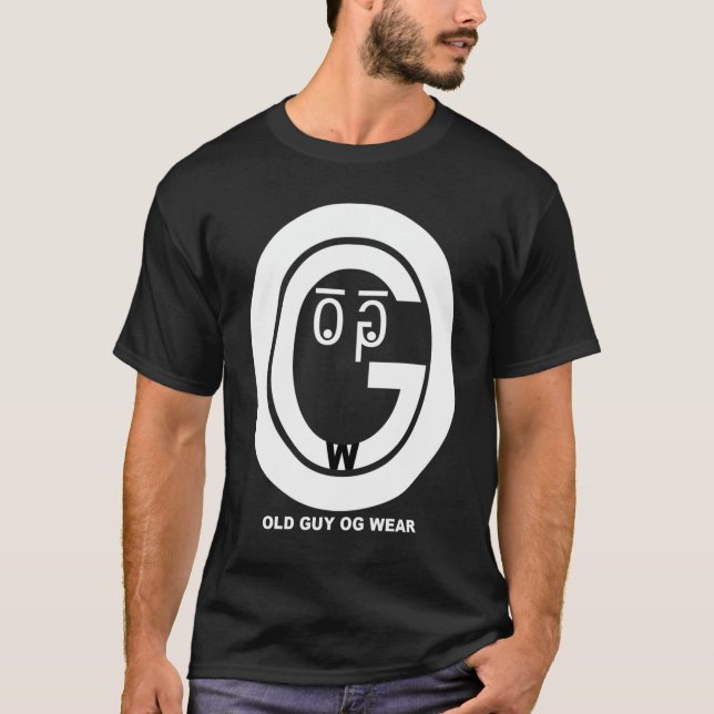Old Guy OG Bära Blk T Shirt (Framsida)