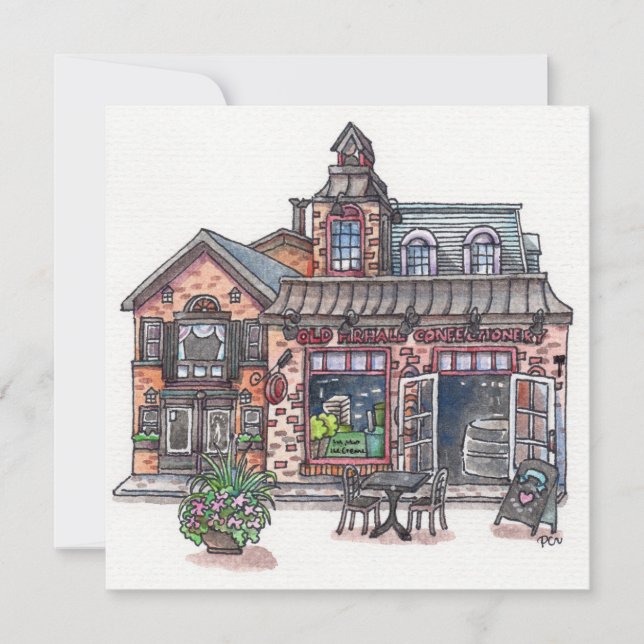 Old Hall i Town Kort (Framsida)