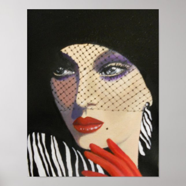 Old Hollywood Beauty Poster (Framsidan)