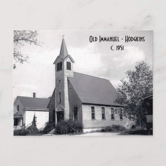Old Immanuel - Hodgkins Vykort (Framsida)