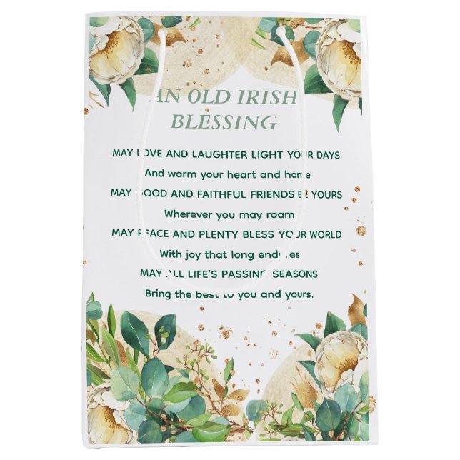 Old Irish Blessing on Gold Dust and Roses (Framsidan)