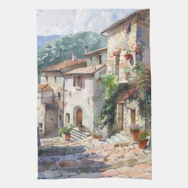 Old Italian Village  Kökshandduk (Vertikal)