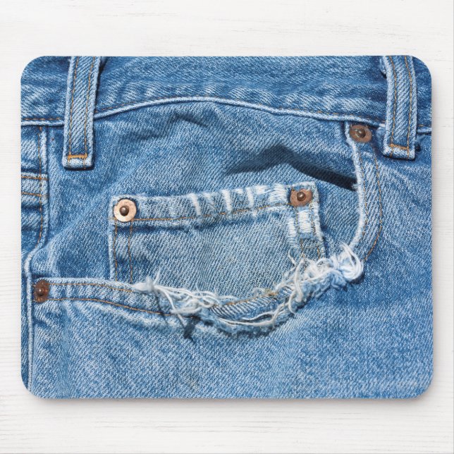 Old Jeans Mousepad Musmatta (Framsidan)