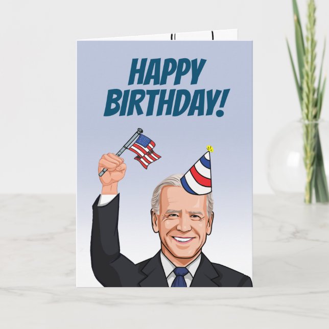 Old Joe Biden Birthday Kort (Framsida)