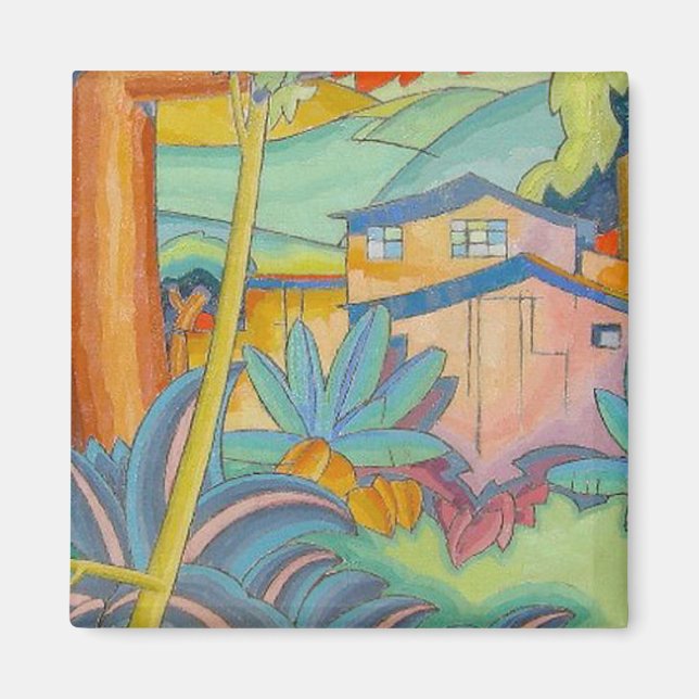 "Old Kahala Home" - Arman Manookian Magnet (Framsidan)