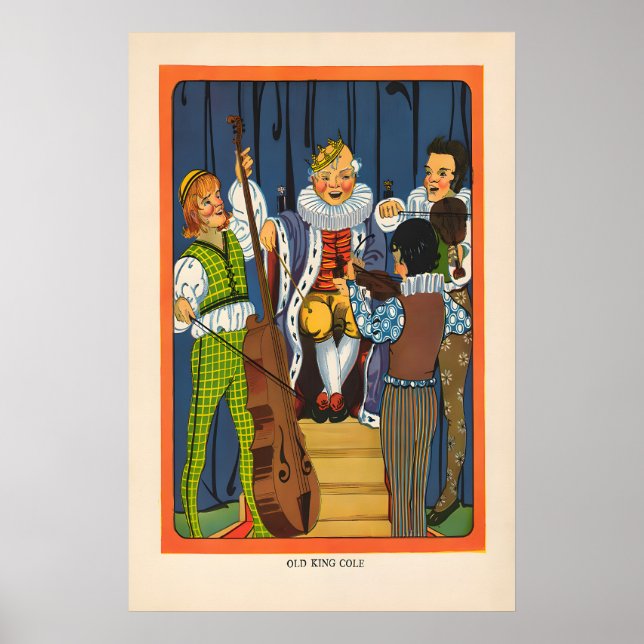 Old King Cole - Barnramsaffisch Poster (Framsidan)