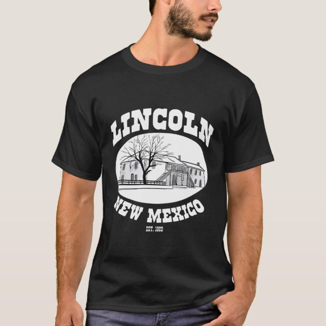 Old Lincoln County Domstol Lincoln New mexico E T Shirt (Framsida)