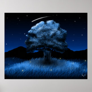 Old Locust Backe Poster