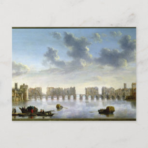 Old London Bridge (olja), c.1630 Vykort