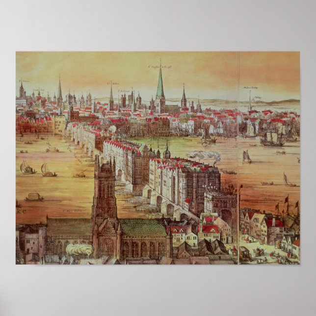 Old London Bridge Poster (Framsidan)