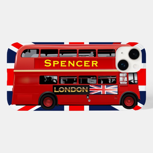 Old London Red Buss (Baksida (horisontell))