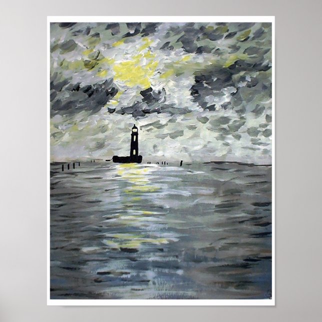 Old Louisiana Lighthouse Poster (Framsidan)