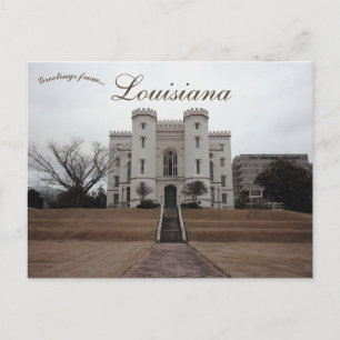Old Louisiana State Huvudstad Baton Rouge Louisian Vykort