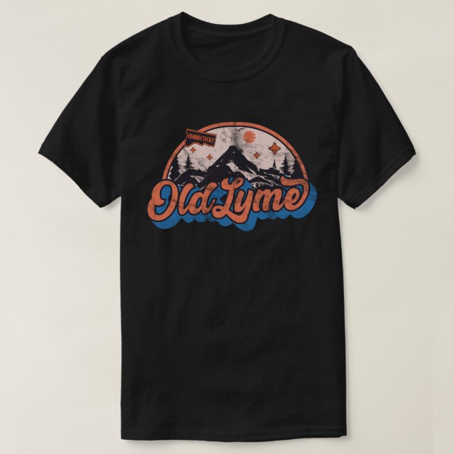 Old Lyme, Connecticut T Shirt (Design framsida)